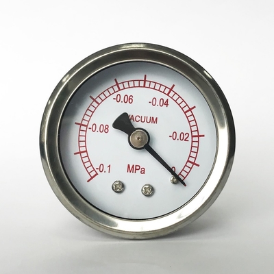 Κενός μετρητής πίεσης ανοξείδωτου 50mm 0,1 μανόμετρο ατμού MPA