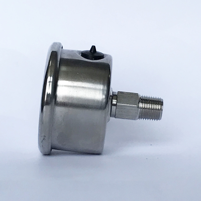 304 μετρητής πίεσης SS 40mm γεμισμένο γλυκερίνη μανόμετρο 1/4 NPT 15 PSI